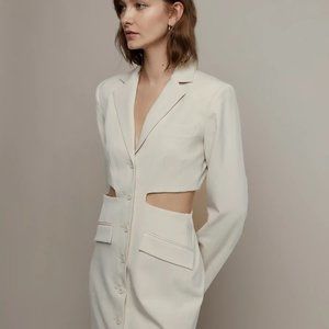 [Oak + Fort] BLAZER CUT-OUT DRESS (brand new - with tags)